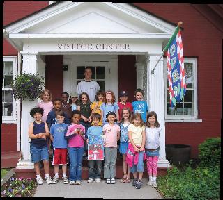 Elementary students in the Montpelier (Vt.) Public Schools visit the Montpelier Visitor Center to create a Kids Guide for tourists