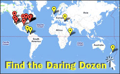 Daring Dozen 2008 Map