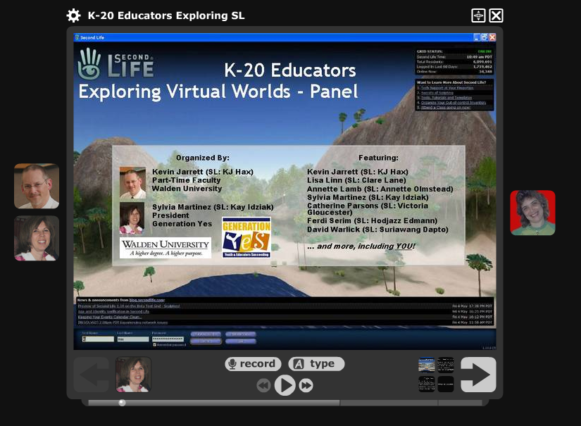 Voicethread panel session